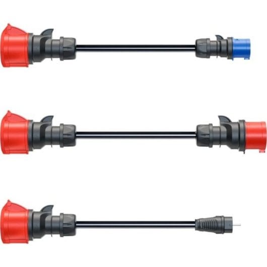 Adaptador go-e Gemini flex 22 kW, 3 peças, Preto
