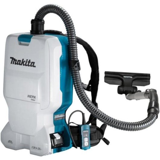 Staubsauger mit Beutel Makita DVC660Z 95W 5,5 L HEPA Schwarz Blau Grau