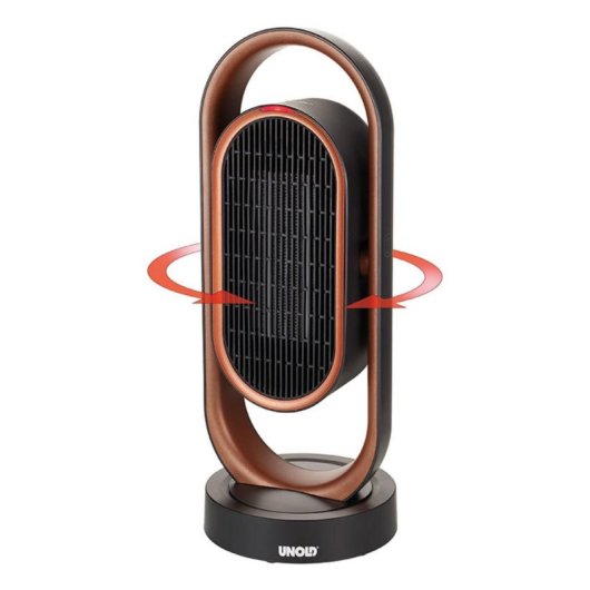 Calefactor termoventilador cerámico Unold 86535 1800 W con mando
