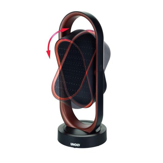Calefactor termoventilador cerámico Unold 86535 1800 W con mando