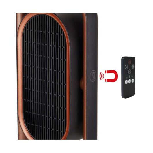 Calefactor termoventilador cerámico Unold 86535 1800 W con mando