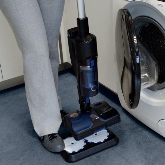 Akku Staubsauger Rowenta X Combo 2in1 215W 60 Minuten Nass- und Trockensauger Schwarz Blau
