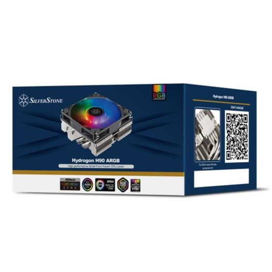 Kühlung Luft SilverStone Sockel AM4 AM5 92mm Hydrogon H90 ARGB LED RGB