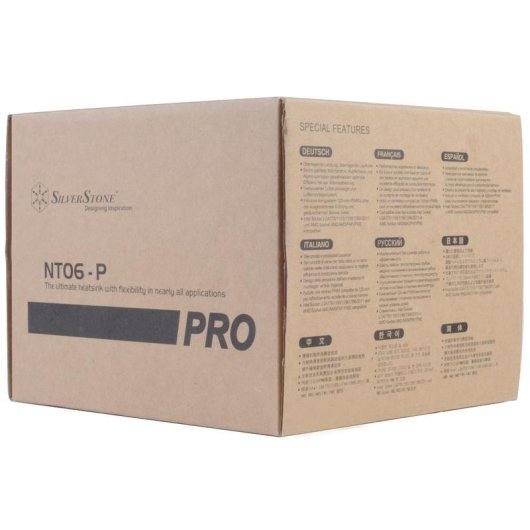 Refrigeración aire SilverStone Socket AM4 AM3 AM2 120 mm NT06-PRO V2 gris