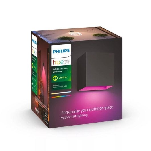 Luz de pared inteligente Philips Hue White and Color ambiance Resonate Downward