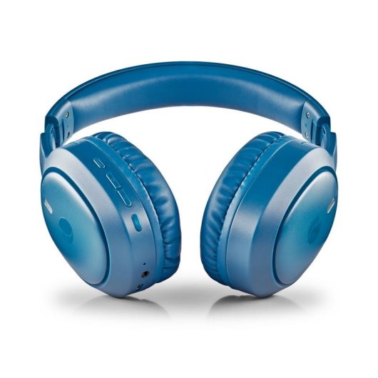 Auriculares NGS Artica Tempest Blue inalámbricos Bluetooth con micrófono y plegables