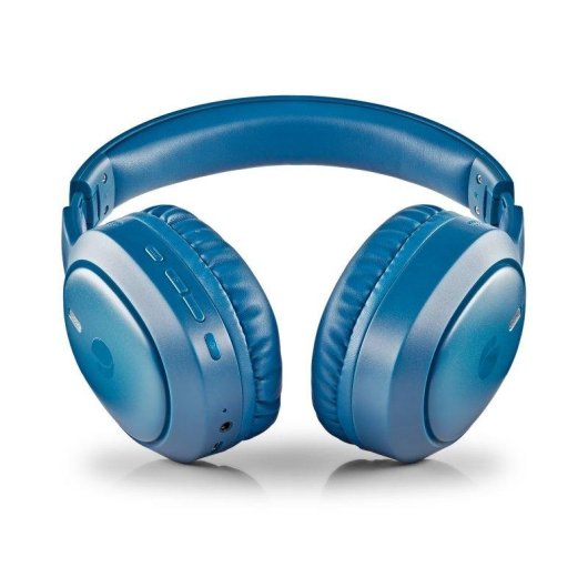 Auriculares NGS Artica Tempest Blue inalámbricos Bluetooth con micrófono y plegables