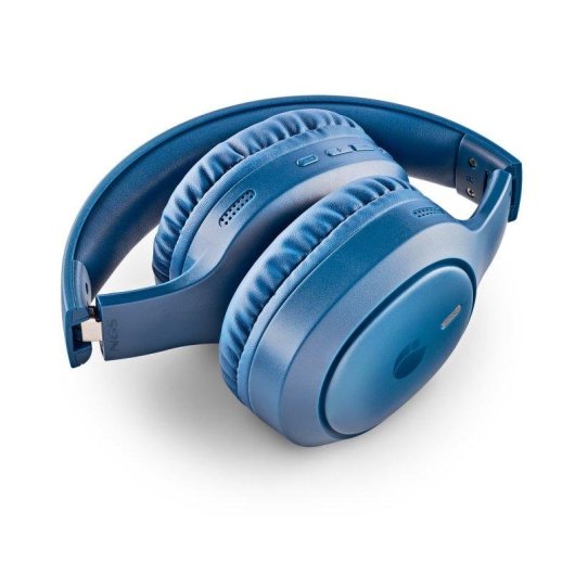 Auriculares NGS Artica Tempest Blue inalámbricos Bluetooth con micrófono y plegables