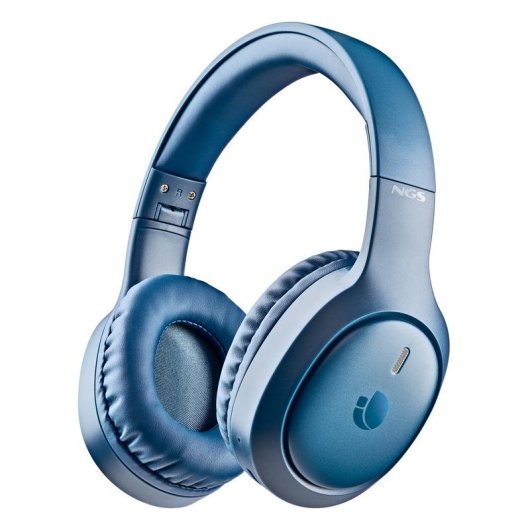 Auriculares NGS Artica Tempest Blue inalámbricos Bluetooth con micrófono y plegables