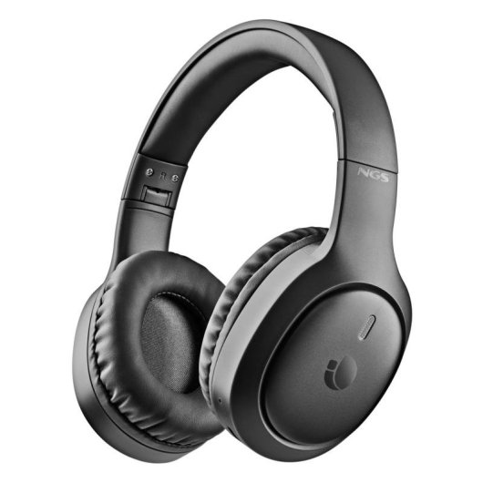 Auriculares NGS Artica Tempest inalámbricos Bluetooth con micrófono y plegables negros