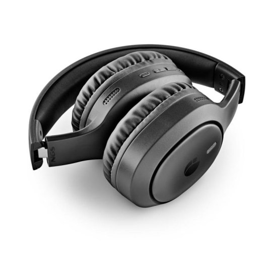 Auriculares NGS Artica Tempest inalámbricos Bluetooth con micrófono y plegables negros