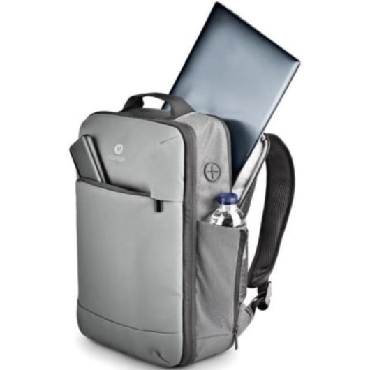 Mochila Expansible NGS Monray Sacks Horizon para Portátiles hasta 14" Impermeable Gris
