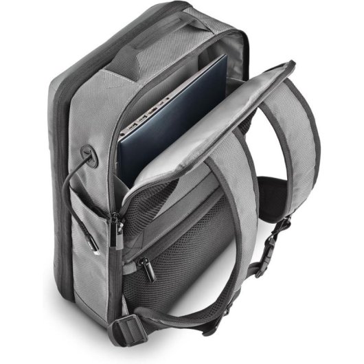 Mochila Expansible NGS Monray Sacks Horizon para Portátiles hasta 14" Impermeable Gris