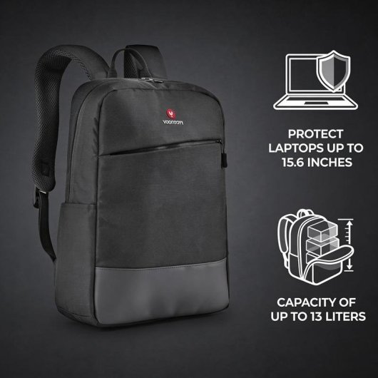 Mochila NGS Monray Sacks Venture para Portátiles hasta 15.6" Negra