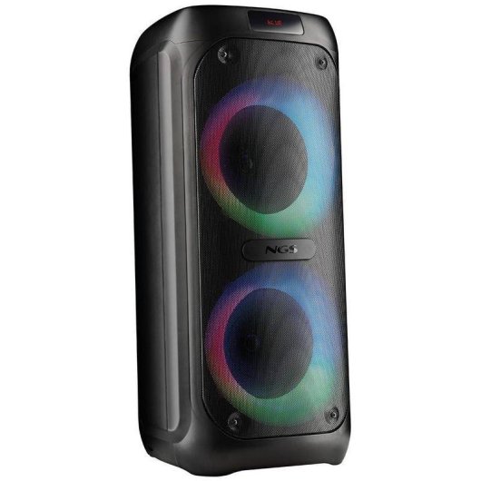 Altavoces NGS Wildbanger 3 inalámbricos portátiles Bluetooth 240W con LED RGB y batería