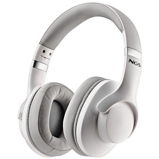 NGS Artica Storm Bluetooth 5.4 kabellose Over-Ear Kopfhörer ANC faltbar weiß