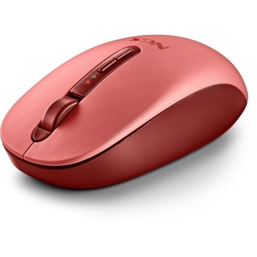 Mouse NGS Fog Dual Wireless Dual Bluetooth 5.2 1600DPI Silenzioso Rosso