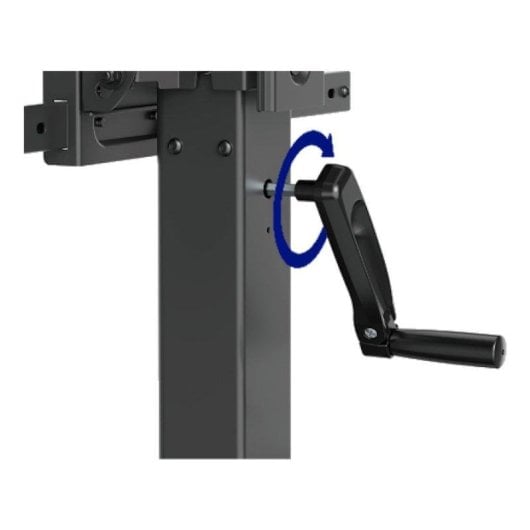 Ewent EW1591 Supporto TV da Terra Acciaio 60 a 100" VESA 200x200 a 1000x600 Max 120Kg