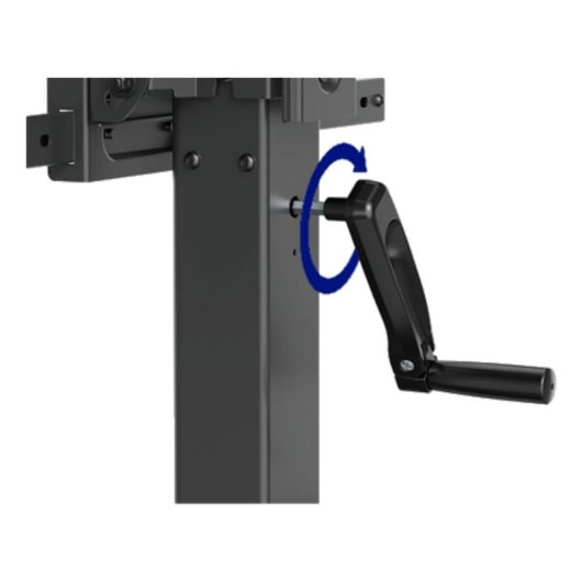Ewent EW1591 Supporto TV da Terra Acciaio 60 a 100" VESA 200x200 a 1000x600 Max 120Kg