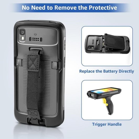 Funda protectora Zebra SG-TC2L-BOOT-01 para TC22/TC27 con correa y cristal