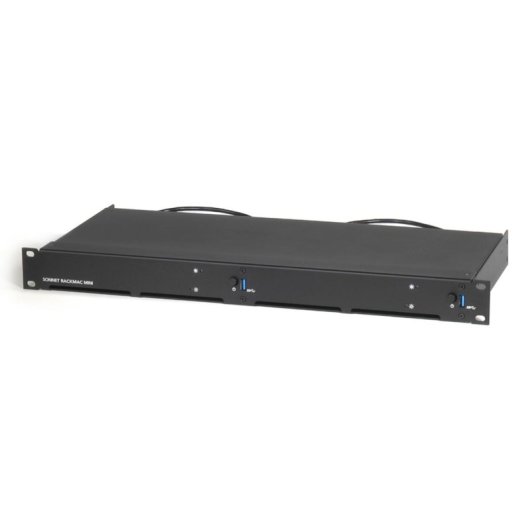 Kit di montaggio Sonnet RackMac mini per rack 1U, Nero