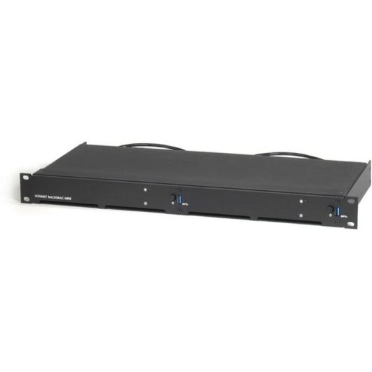 Kit di montaggio Sonnet RackMac mini per rack 1U, Nero