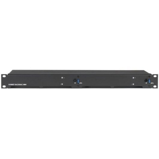 Kit di montaggio Sonnet RackMac mini per rack 1U, Nero