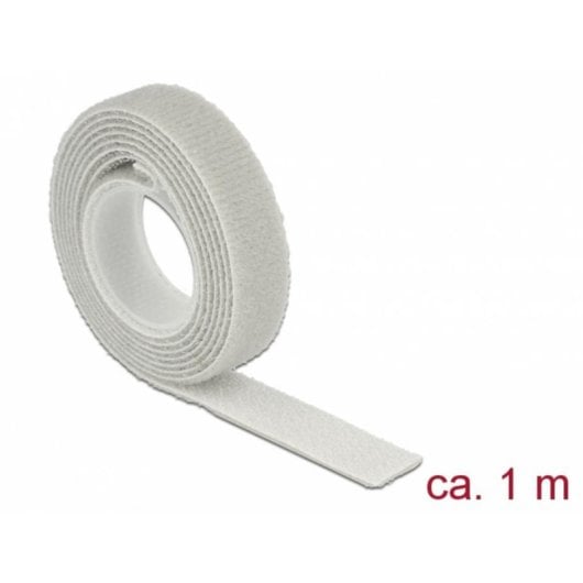 Bridas de Velcro DeLOCK 18274 Gris 13 mm 1 m