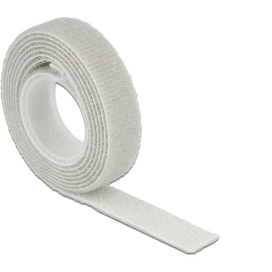 Bridas de Velcro DeLOCK 18274 Gris 13 mm 1 m