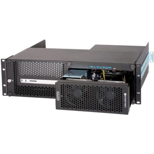 Gabbia rack Sonnet XMAC-STD-IIDV Nero 3U per Mac Studio