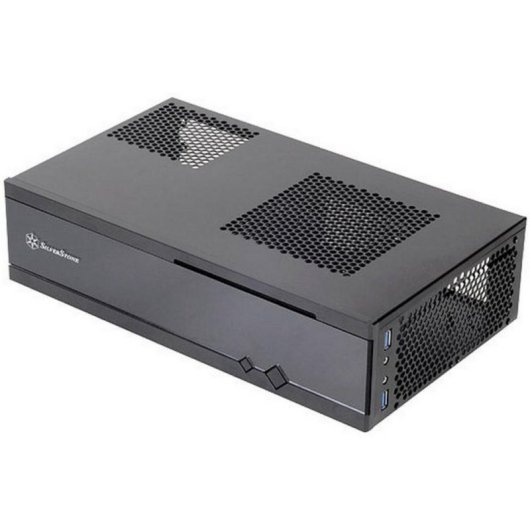 Caja HTPC SilverStone ML05 Mini-ITX Metal Negro USB 3.2 Gen 1 Audio
