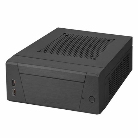 Caja HTPC SilverStone Milo 10 Mini-ITX Negra USB 3.2 Gen 1 VESA 5U