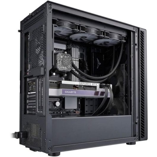 Caja PC SilverStone SETA Q1 Azul Midi Tower ATX