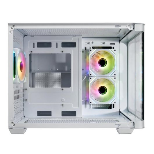 Boîtier PC FSP S380-WA Mini Tower mITX/mATX Blanc ARGB