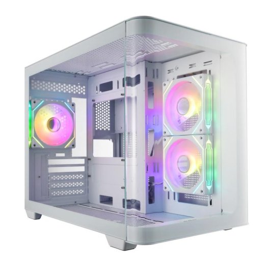 Boîtier PC FSP S380-WA Mini Tower mITX/mATX Blanc ARGB