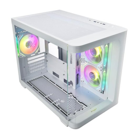 Boîtier PC FSP S380-WA Mini Tower mITX/mATX Blanc ARGB