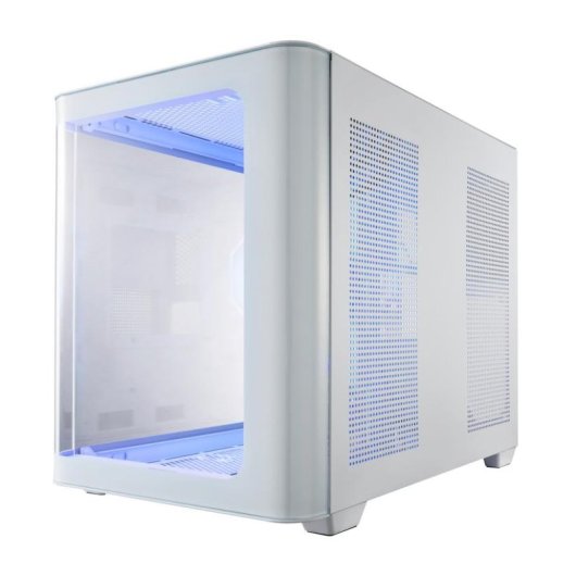 Boîtier PC FSP S380-WA Mini Tower mITX/mATX Blanc ARGB