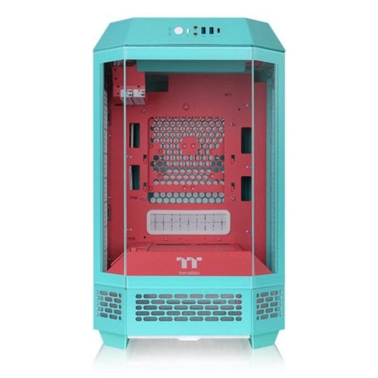 Caja PC Thermaltake The Tower 250 Mini Tower Mini-ITX Menta/Rojo