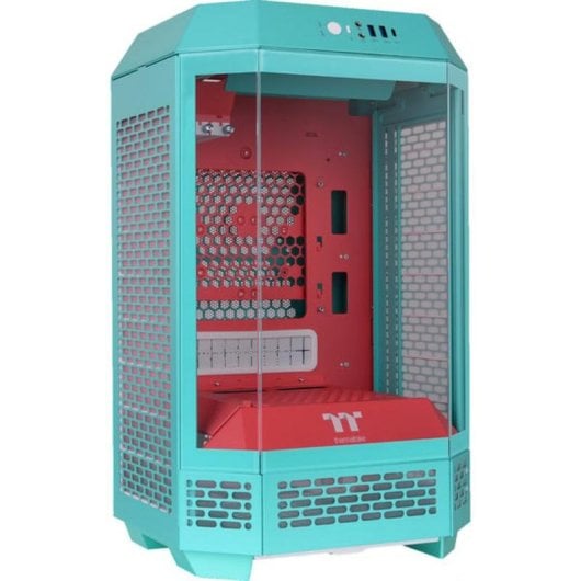 Caja PC Thermaltake The Tower 250 Mini Tower Mini-ITX Menta/Rojo