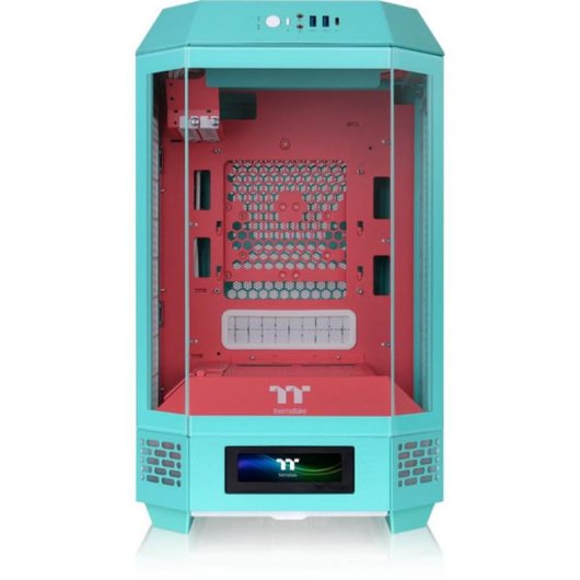 Caja PC Thermaltake The Tower 250 Mini Tower Mini-ITX Menta/Rojo