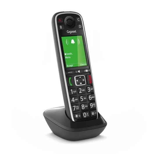 Telefon Gigaset E720HX DECT/Analog Kabellos 200 Einträge SMS Schwarz