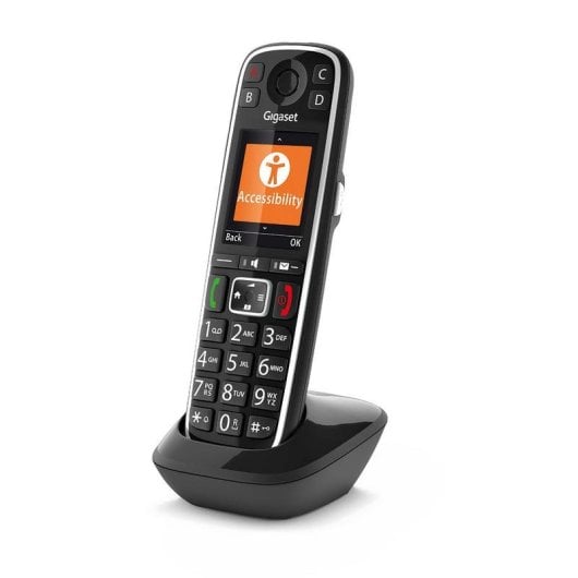 Telefon Gigaset E720HX DECT/Analog Kabellos 200 Einträge SMS Schwarz