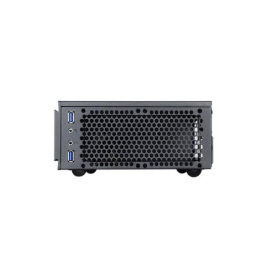 Carcasa SilverStone SST-ML06B Mini-ITX negra con aluminio y soporte SFX