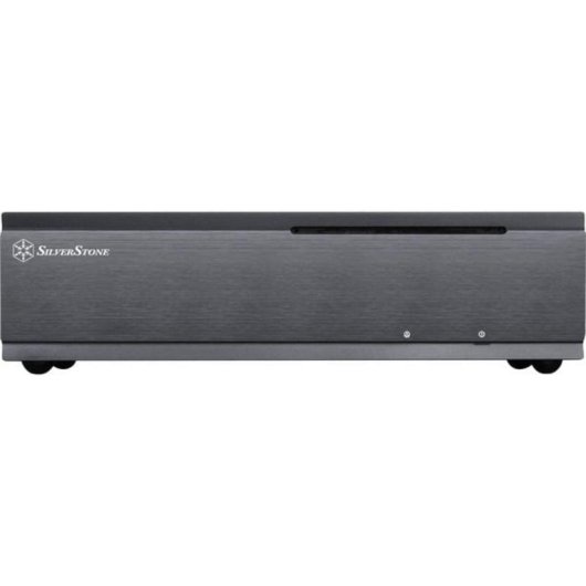 Carcasa SilverStone SST-ML06B Mini-ITX negra con aluminio y soporte SFX