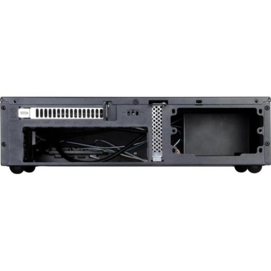 Carcasa SilverStone SST-ML06B Mini-ITX negra con aluminio y soporte SFX