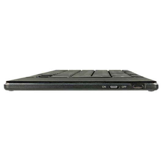 Teclado DeLOCK 12454 alámbrico con touchpad y 80 teclas alemán negro