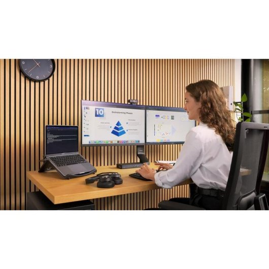 Teclado Kensington Pro Fit Ergo KB675 EQ TKL inalámbrico ergonómico Bluetooth negro