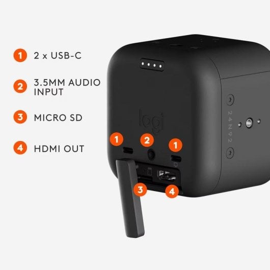 Cámara de conferencias Logitech Mevo Core Graphite USB-C/WLAN