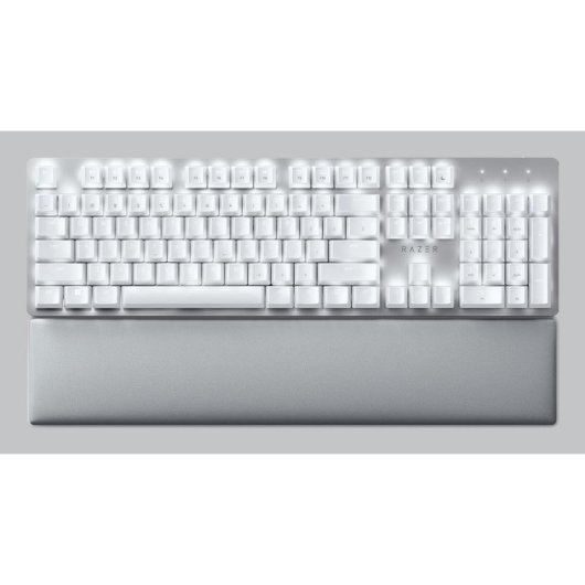Teclado Razer Pro Type Ultra mecánico inalámbrico y alámbrico alemán QWERTZ blanco