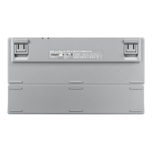 Teclado ASUS ROG Strix Scope II 96 RX óptico inalámbrico y alámbrico blanco